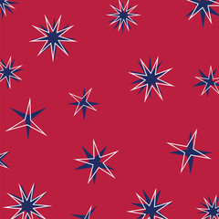 Fototapete - abstract shapes background, star icon pattern with attractive shapes and colors. vector illustration for banners, greeting cards, social media, posters, gift wrapping.