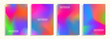 © AchmadChoirul - cover background design set, mesh gradient, iridescent style