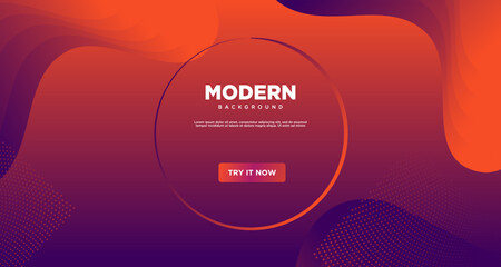 Wall Mural - liquid color background design. liquid gradient shape composition. futuristic design poster
