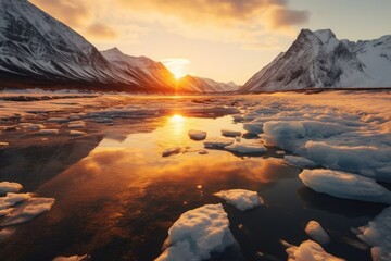 Wall Mural - Arctic Wonderland Frozen Fantasy