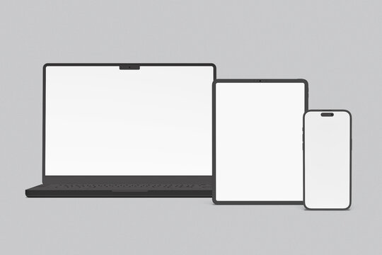 Multi Devices Clay Mockup