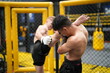 © FotoArtist - Two professional boxers fighting at the gym
