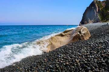 beach and rocks