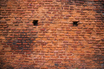 Old historical building brick wall grunge pattern texture can be used as a background wallpaper