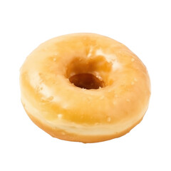 donut isolated on transparent background cutout