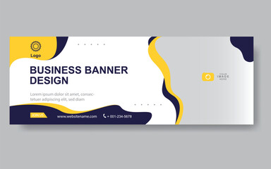 Vector abstract design web banner template. Web Design Elements - Header Design. Abstract geometric web banner template on grey background.Modern banner.