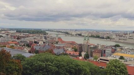 Wall Mural - North Budapest Panorama Capital City Travel Hungary