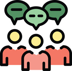 Poster - relationship icon. outline relationship vector icon for web design isolated on white background colo