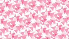 Polygon-6p2 Crimson-Pink Monochrome Background Animated Sequence B1
