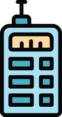Poster - laser measuring device icon. outline laser measuring device vector icon for web design isolated on w