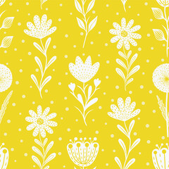 Sticker - Floral seamless pattern