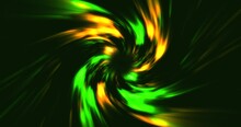 Yellow Green Swirl Gradation Wave Abstract Background