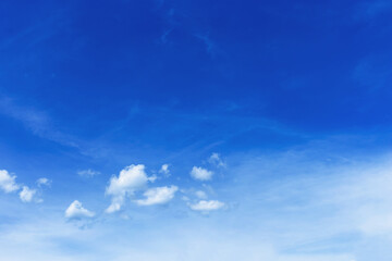 Wall Mural - blue sky with clouds many beautiful white