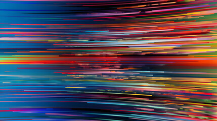 Wall Mural - Abstract speed motion blur striped glitchy distorted background and wallpaper