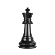 Black Chess Bishop Piece