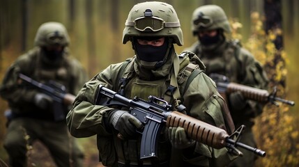 Image of Russian soldiers on the Ukrainian front