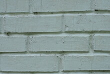 Gray Painted Brick Old House Wall Texture