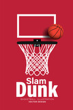 Fototapeta  - poster template for a basketball tournament design. sport concept. vector illustration