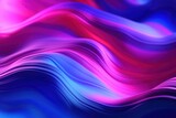 Fototapeta Panele - abstract futuristic background with pink blue glowing neon moving high speed wave lines and bokeh lights. Data transfer concept Fantastic wallpaper