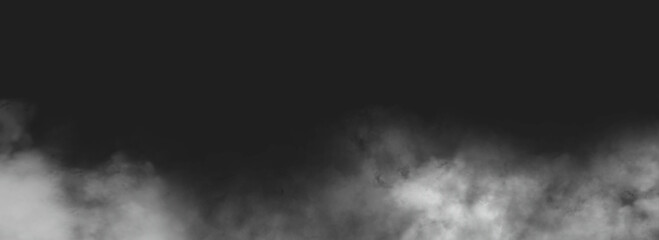 Wall Mural - Abstract smoke in dark background. Texture and desktop picture