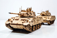 Photo Of A M2 Bradley Armored Personnel Carriers Made Of W Style 2