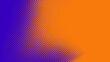 Abstract dots halftone orange purple colors pattern gradient texture background.
