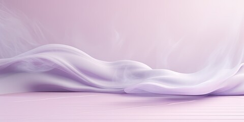 Wall Mural - Pastel lilac background. Silky satin cloth texture. Smoke swirling wallpaper. Dreamy motion.