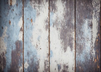 Old dark gray wood wall for wood background and texture. An old weathered wooden wall with a white paint striped pattern creates a rustic backdrop for your next design project. Generative AI