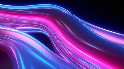 Aufkleber - A vibrant and dynamic abstract design set against a black backdrop