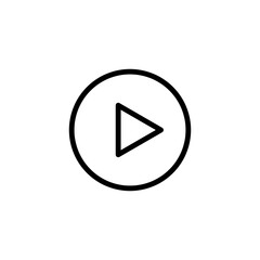 Poster - Symbol button Play video. Media play icon. Play vector icon symbol, Audio play button. Web design icon illustration on white background..eps
