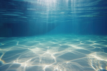 Blue and surface underwater background