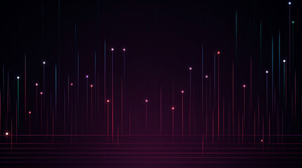 Wall Mural - lines going up lines cybersecurity background technology concept.