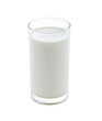 Glass of milk isolated on transparent png