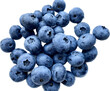 blueberries on white background, png, isolated, organic, eco, vegan food