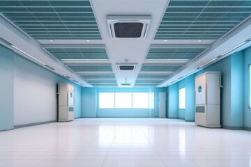 Poster - Climate control systems indoor. Generate Ai