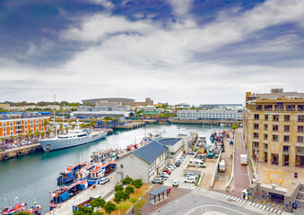 Wall Mural - Shipyard docks at V and A Waterfront Harbour