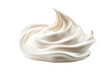 Whipped Cream Isolated on Transparent Background. AI