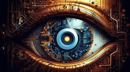 Wall Mural - world sight day 8th october generative ai