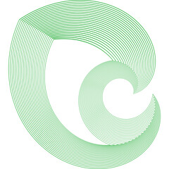Poster - 3d rendered illustration of a spiral. Wave element
