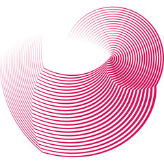 Fototapete - Abstract background with spiral. Wave element