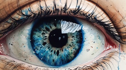Wall Mural - world sight day 8th october generative ai