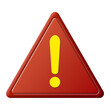 © KrisKris - exclamation danger sign on transparent background png file