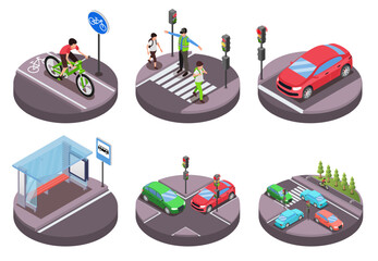 Road Rules Isometric Compositions