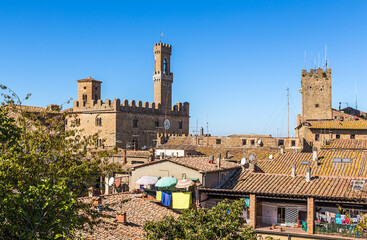 Poster - Volterra, Italy. Scenic view of the ancient city