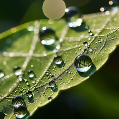 spider web with dew drops5
