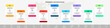 © evseev_tim - Modern vector infographics with nine rectangles. Business template with graphic 9 steps for diagram, web, banner, presentations, flowchart, content, levels, chart, graphic, timeline