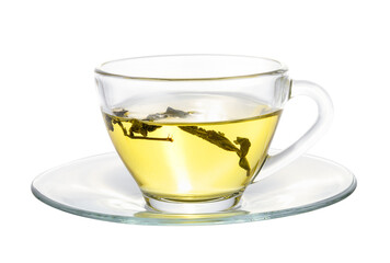 Wall Mural - cup of tea on transparent png