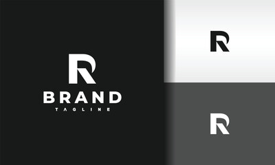 Sticker - simple R letter logo