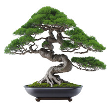Expensive Bonsai Tree On Transparent Background (PNG)