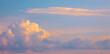 abstract beautiful sunset blue sky background with sunny cloud